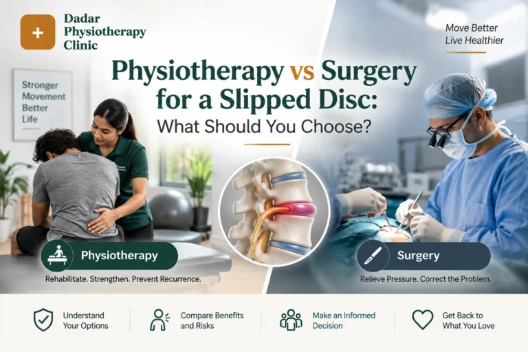 Physiotherapy vs Surgery Slipped Disc Options